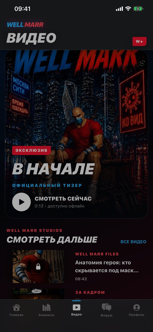 Видеораздел WELL MARR